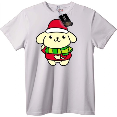 NOONEBRAND Тениска Коледно Кученце - 2XL, Black