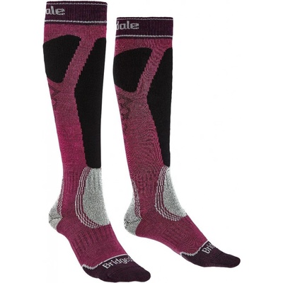 Bridgedale ski Easy On merino Endurance Women’s graphite/purple – Hledejceny.cz
