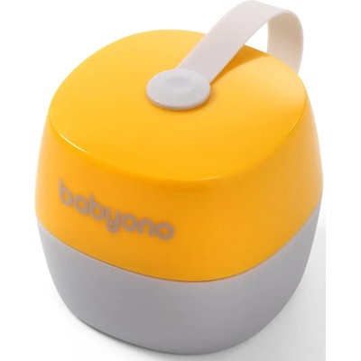 BabyOno Dummy Case кутийка за биберон 0m+ Yellow