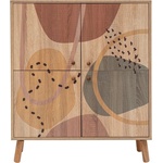 Kalune Design Шкафче от декор от дъб в естествен цвят 95x111 cm Multilux - Kalune Design (869VEL4517)