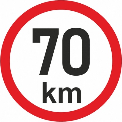 LTTS cz Samolepka - omezená rychlost REFLEX 70km