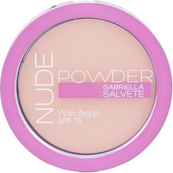 Gabriella Salvete Nude Powder Zmatňujúci kompaktný púder SPF15 2 8 g