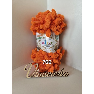 Alize puffy 766 oranžová