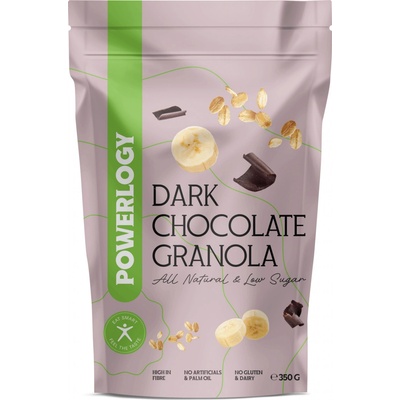 Powerlogy granola bez lepku příchuť Dark Chocolate 350 g