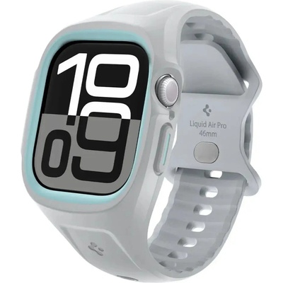 Spigen Каишка Spigen Liquid Air Pro за Apple Watch 10 46 мм - сив (8800283301434)