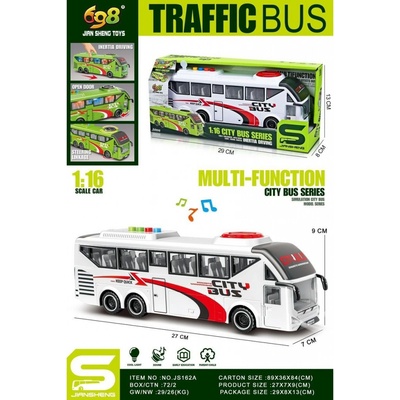 Alltoys Autobus biely 1:16