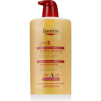 Eucerin pH5 Shower Oil ochranný sprchový olej pro suchou a citlivou pokožku 1000 ml unisex