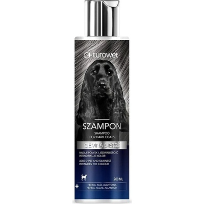 Eurowet Dark coat šampon pro psy 200 ml