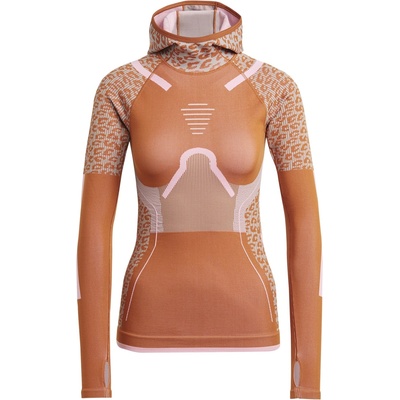 Adidas Суичър Adidas Women's Long Sleeve Performance Hoodie - Brown