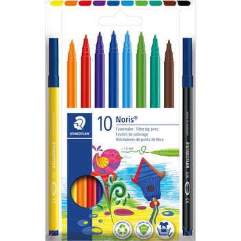 Image 1 of STAEDTLER Флумастри Staedtler Noris 326, 10 цвята (31324-А)