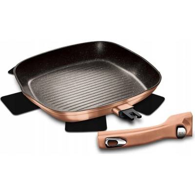 BerlingerHaus Grilovací pánev Rose Gold granitová 28 cm