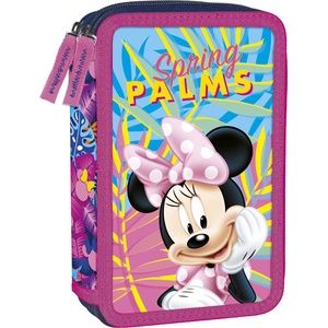 DERFORM Ученически несесер Derform Minnie Mouse - с 2 ципа (66766)