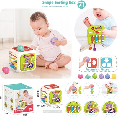 TOYS Образователен куб сортер 6 в 1 (dig02468862)