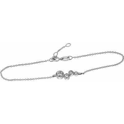 Eppi Moderní zlatý náramek s lab-grown diamanty Greta BR49398