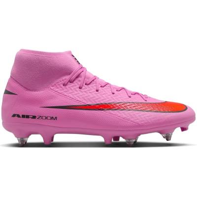 Nike Футболни бутонки Nike Mercurial Superfly 10 Academy Adults Soft Ground Football Boots - Pink/Black