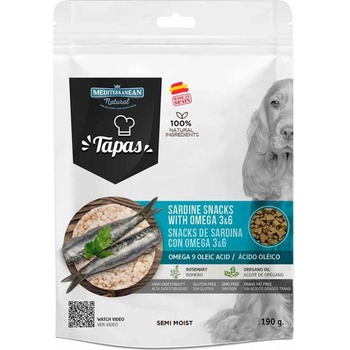 Tapas Gourmet Snack for dog Sardine with Omega3,6 190 g