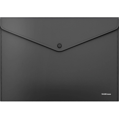 Obálka plastová s drukem A4 ErichKrause Glossy Classic černá