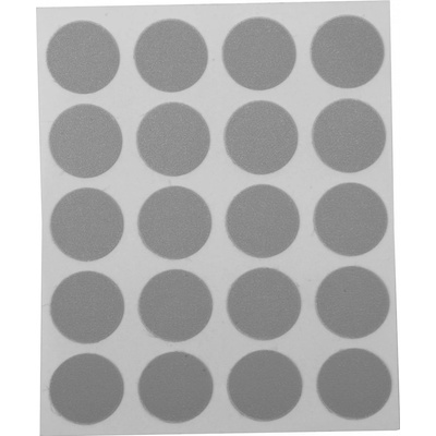 Krytka samolepicí 13mm 20ks - hliník mat 93336