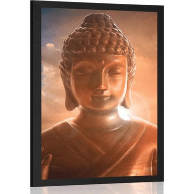 Plakát Buddha mezi oblaky - 30x45 silver