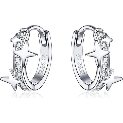 P&J Jewellery stříbrné náušnice hvězdná naděje SE25
