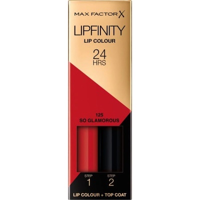 Max Factor Lipfinity 24HRS dlouhotrvající rtěnka s balzámem 125 So Glamorous 4,2 g