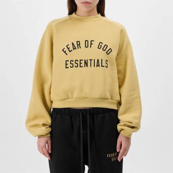 Fear of god essentials Блуза FEAR OF GOD ESSENTIALS Cropped Sweatshirt - Amber