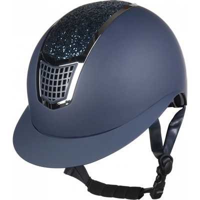 HKM Přilba Glamour Shield tmavě modrá tmavě modrá