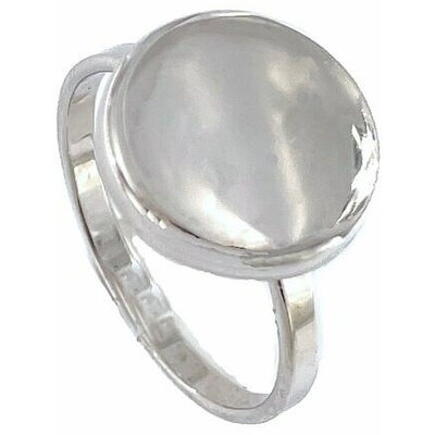 Infinitysilver Stříbrný prsten kulatá destička 42185762