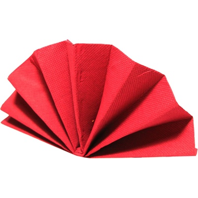 DekoStar Ubrousky červené 38x38 cm 50 ks – Zboží Dáma
