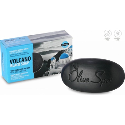 Santo Volcano černé mýdlo 90 g
