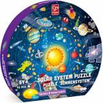 Hape Образователен пъзел, Hape, Слънчева система, 93 части (H1625)