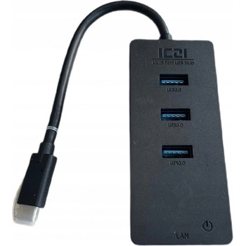 i-Tec USB-C Metal HUB 3 Port + Gigabit Ethernet C31METALG3HUB