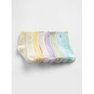 GAP Бебешки чорапи, 7 чифта GAP GAP | Mnogotsveten | Момичешки | 4-5 години