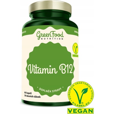 GreenFood Nutrition Vitamín B12 90 kapsúl