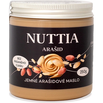 DP chocolate Nuttia Jemné arašidové maslo 250 g