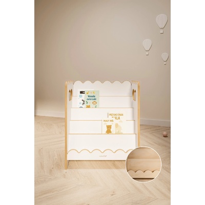 Tuptiwood Montessori detská knižnica, MINI Bubble natural