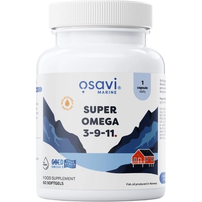 Osavi Super Omega 3-9-11, 60 Softgels
