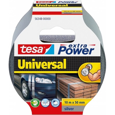 Tesa Extra Power Universal Textilní páska 10 m x 50 mm stříbrná