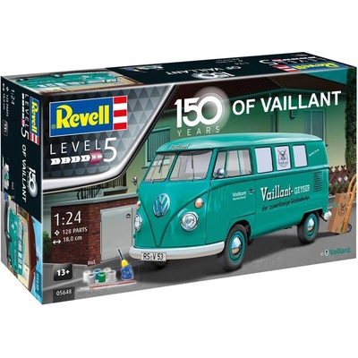 Revell Volswagen T1 Bus 150 rokov Vaillant darčeková súprava 1:24