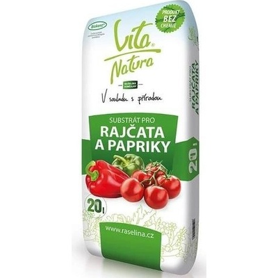 Rašelina Vita Natura Substrát na PARADAJKY a PAPRIKY 20 L