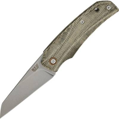 MKM ICE – MAGNACUT SW čepel - ZELENÁ PLÁTNA MICARTA rukojeť, S/S LINER Linerlock MK IC-GC