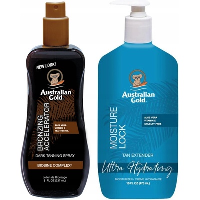 Australian Gold Dark Tanning Accelerator Spray Hydratační Zámek 473 ml