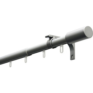 GARDINIA КОРНИЗ РАЗТЕГАЕМ gardinia ПАРОС 190-360см СРЕБРО (36196)