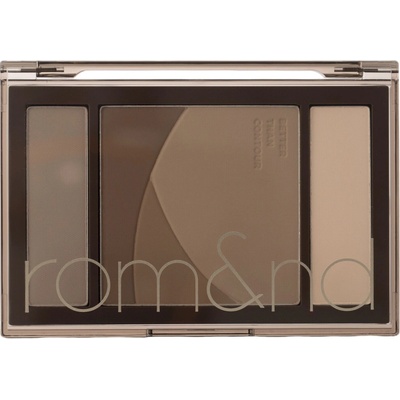 Rom&nd Better Than Contour 02 Gray Cool Kontúrovacia paletka na tvár 20,5 g