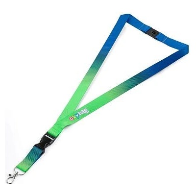 Šňůrka na krk Oxybag s karabinkou OXY Ombre Blue
