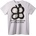 NOONEBRAND Тениска 88 Урбан символ - S, White