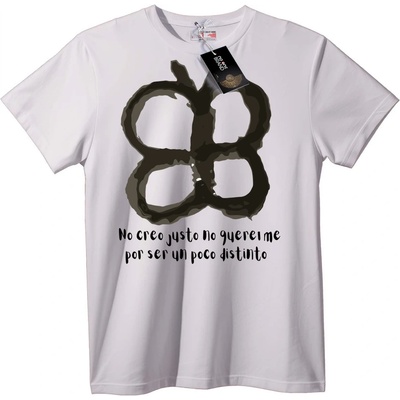 NOONEBRAND Тениска 88 Урбан символ - S, White
