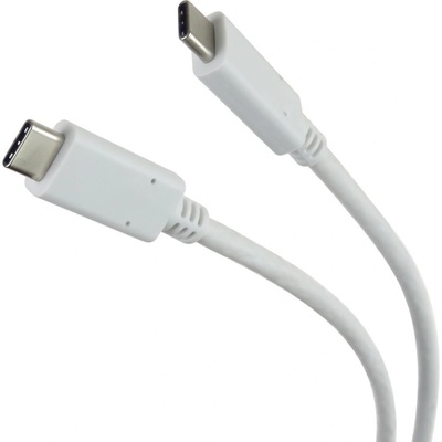 PremiumCord ku31cc1w USB-C/male - USB-C/male, 1m, bílý