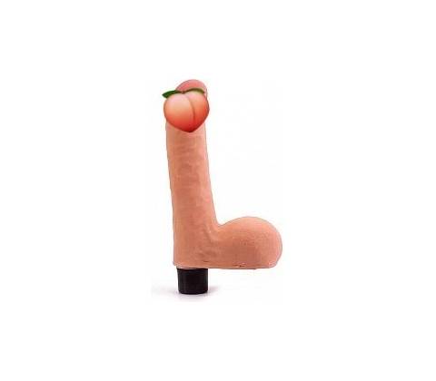 LoveToy REAL SOFTEE Vibrating Dildo 8"