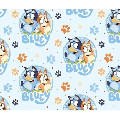 Velur Bluey modrý